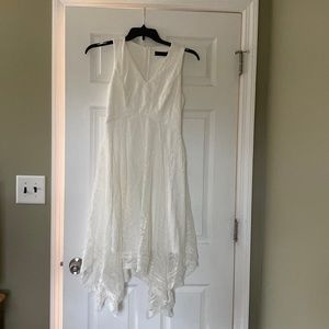 White lace dress